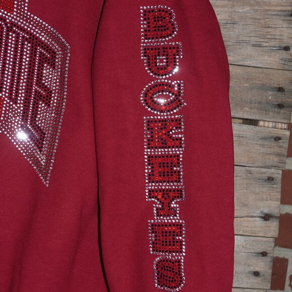 Ohio State rhinestone sweatshirt designs on sleeves S M L XL … - Picture 4 of 7